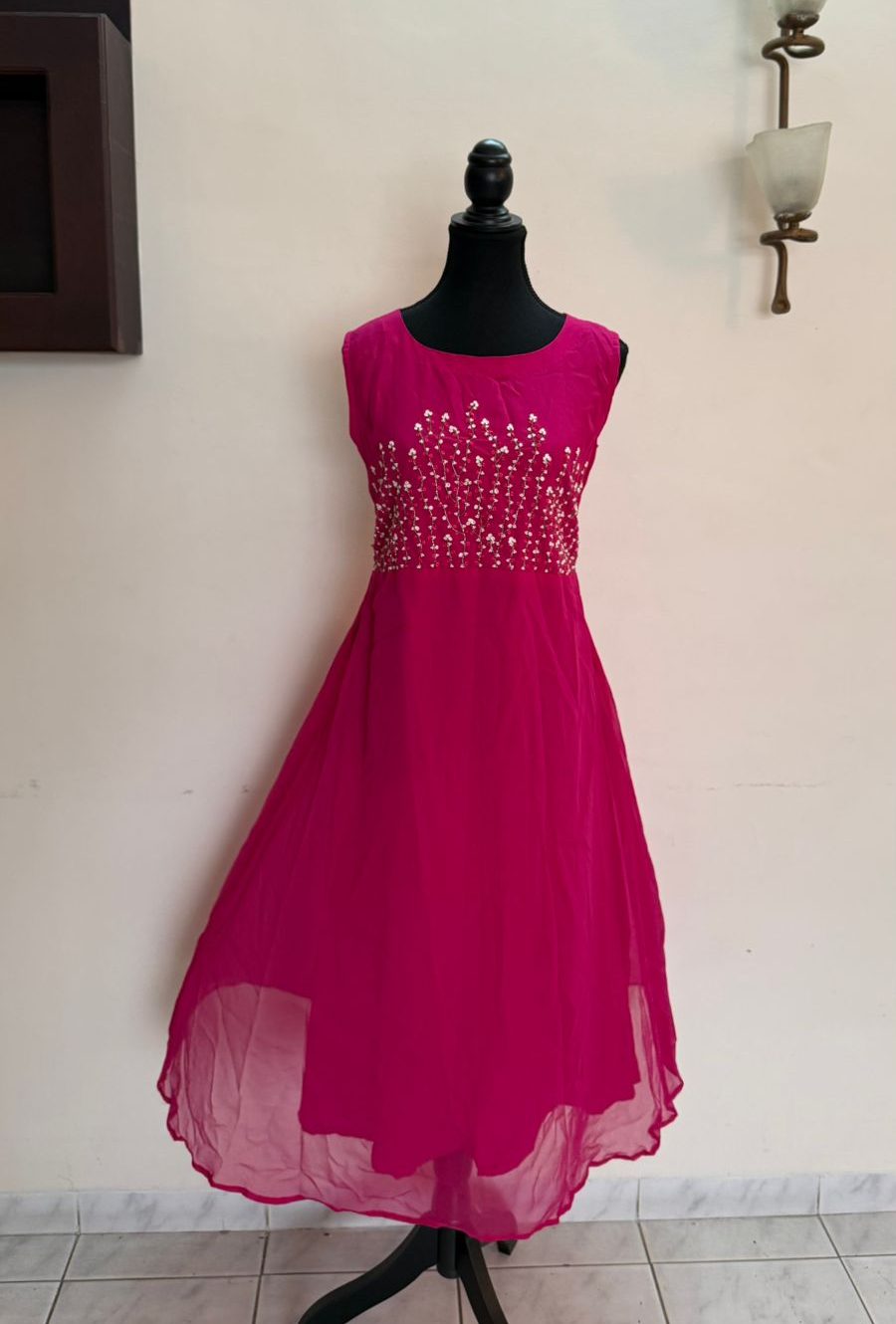 Rani Pink Sleeveless Dress
