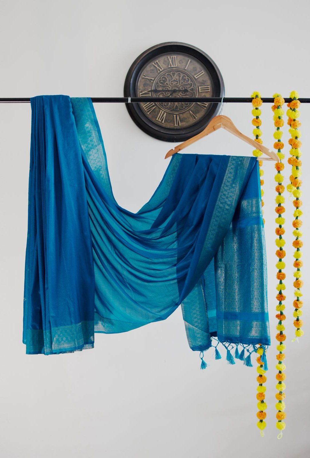 Crepe Silk Saree with Sublime Pallu & Border