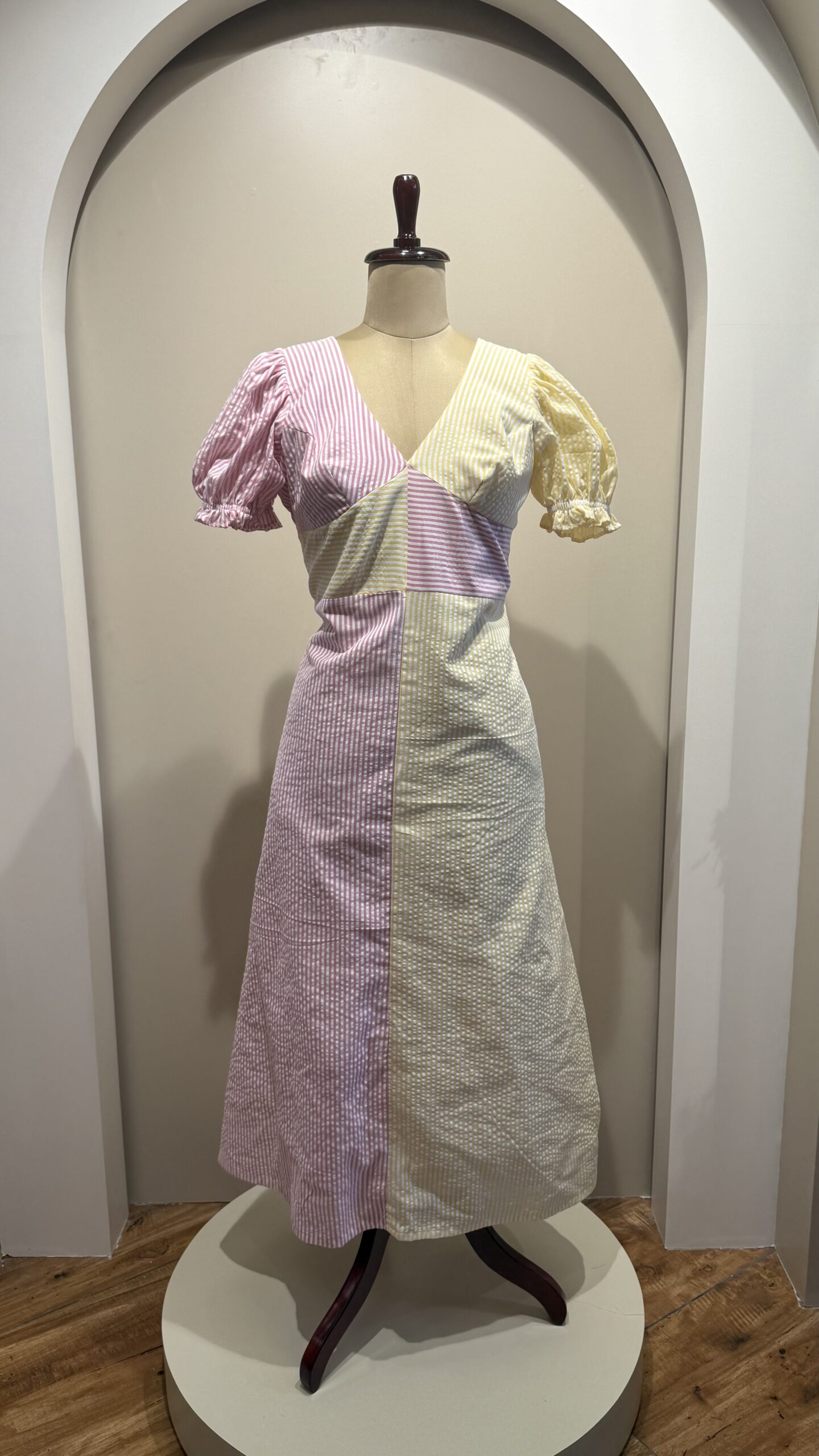 Colour block Pastel dress