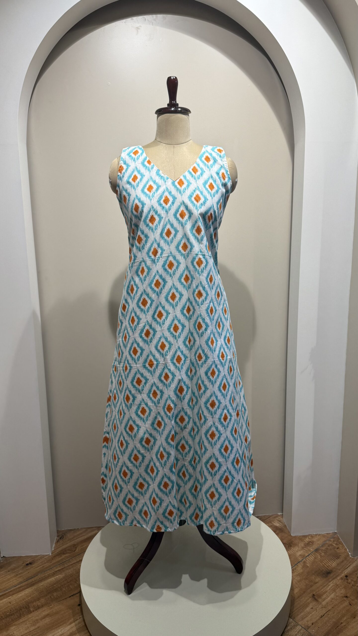 Ikat Aura A-Line dress